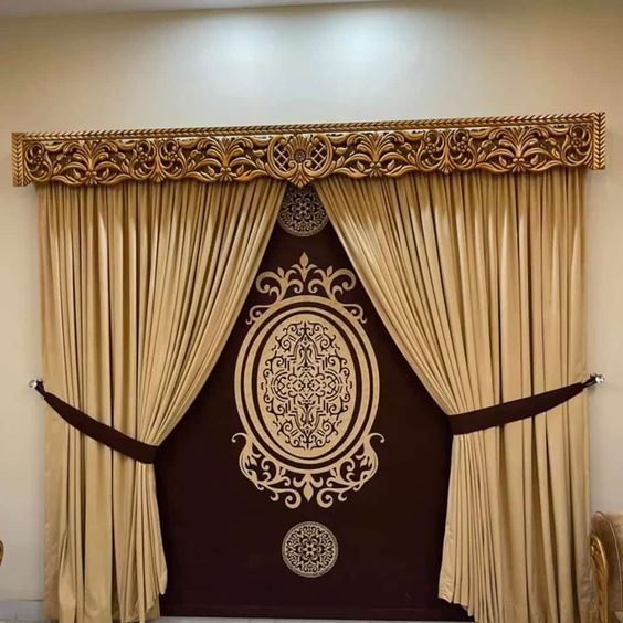 Premium Velvet Curtains & Blind | Pack of 5 Motif Design Curtains | Laser cut motif blind | Customized