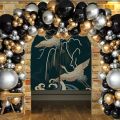 Pack of 50 ( 20 golden, 15 gray & 15 Silver ) Party Balloons 14 Inch High Quality Latex Balloons for Golden, Gray And Silver Theme Birthday Party Decoration, Weddings, Baby Shower, Bridal Shower. 