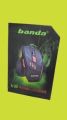 BANDA MOUSE [V8-G] GAMING – BLACK – LED -3200DPI. 