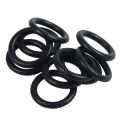 10 pcs Black Rubber  Seal O-rings Seals washers 16 x 11 x 2.5mm. 