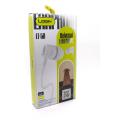 Login Universal Stereo Earphones  Handsfree LT-50 White Hand Free. 