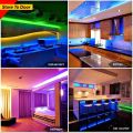 RGB Led Strip Lights For Home Decorations Waterproof (Per Set : 16 Feet) Adjustable Brightness + Speed / High Quality. 