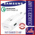Samsung Original Qualcomm quick charge 3.0 Fast Travel USB Charger 2.1A Amp Adapter For All Latest Mobiles Minimum 1% IN 1 MINUTES. 