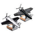 Car Air Freshener Solar Aircraft Mini Car Perfume Portable Auto Perfume Car Gadget Car Accessories. 