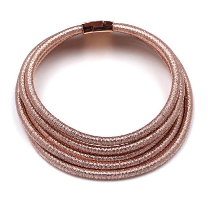 New design fashion Kim Kardashian magnet hook necklace collar necklace & pendant choker statement necklace maxi jewelry choker
