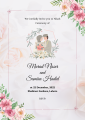 Pack of 20 50 100 200 Customized Wedding Invitation Cards. 