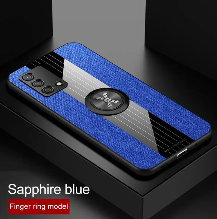 iCaseCover%20for%20Realme%20GT%20Master%20Edition%20Hard%20Case%20Hybrid%20Shockproof%20Fabric%20Splicing%20Color%20Car%20Magnetic%20Ring%20Back%20Cover%20-%20Image%202