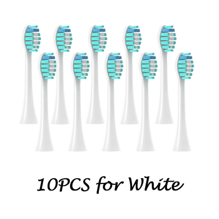 【VisioN Shop】10PCS Replacement Heads For APIYOO P7 Y8 Tooth Soft DuPont BristleDeep Cleaning Vacuum Package Substitute Nozzles