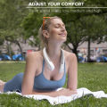 Portable Bladeless Hanging Neck Fan | Super Cooling Strong Fan 360° | Bladeless Hanging Neck Fan For Kitchen | Rechargeable USB Mini Neck Fan For Summer Sport Travel Outdoor. 