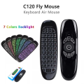 Air Mouse C120 Wireless Keyboard Remote Control with voice control. 