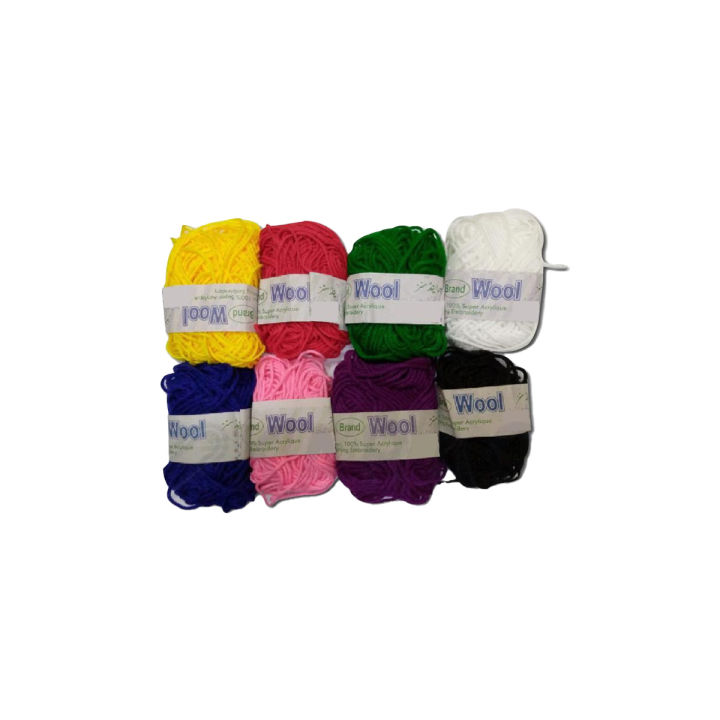 2nd%20-%2010pcs%20Kit%20of%20Knitting%20&%20Crochet%20including%205pcs%20Wool/Yarn,%201pc%20Pompom%20wool,%203pcs%20Tools%20and%20a%20pattern%20book%20-%20Image%202