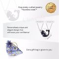 Us Stock Uloveido Matching Cat Necklace Pendant For Men Women Couple Necklace Pendant Stainless Steel Jewelry Sn156. 