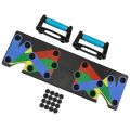 Foldable Push Up Board - Multifunctional Enhancement Folding Table Muscle Exercise Equipment Workout Gym Home Workout Table. 