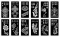 6 Beautiful Sheets Arabic Bridal Mehndi Design Hands Henna Mehandi Stencils Stickers-15. 