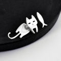 1 Pair Ear Studs Fish Shape Exquisite Jewelry All Match Lightweight Cute Stud Earrings for Dating. 