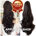 Ponytail Style Hair Extension Long - Medium Brown ◘ Perfect for any occasions ◘ Natural appearance ◘ Easy to clip on and stays on all day without needing adjustment. 