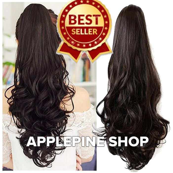 Ponytail%20Style%20Hair%20Extension%20Long%20-%20Medium%20Brown%20%E2%97%98%20Perfect%20for%20any%20occasions%20%E2%97%98%20Natural%20appearance%20%E2%97%98%20Easy%20to%20clip%20on%20and%20stays%20on%20all%20day%20without%20needing%20adjustment%20-%20Image%202