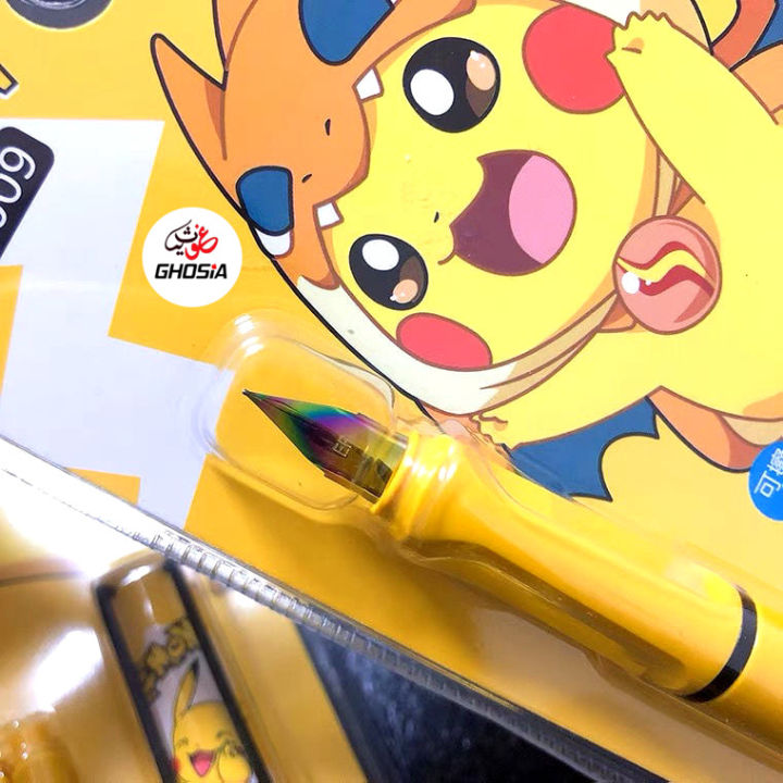 Pikachu%20Pen%20Set%20New%20Ink%20Bag%20Cartoon%20Pen%20Primary%20Boys%20and%20Girls%20Pen%20Cute%20Pens%20Fountain%20Pens%20Korean%20Stationery%20-%204021%20-%20Image%204
