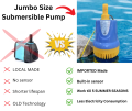 Submersible Pump  Super Extra Power Full Big In Size with Sensor installed. For Room Air Cooler, Hydroponics, Aquarium, Fountains & Other Multiple Use. 