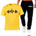 Casual Cotton Tracksuit with Top-Quality Tee and Trouser - Ultimate Comfort in Half Sleeves | By GHORIS-FASHION. 