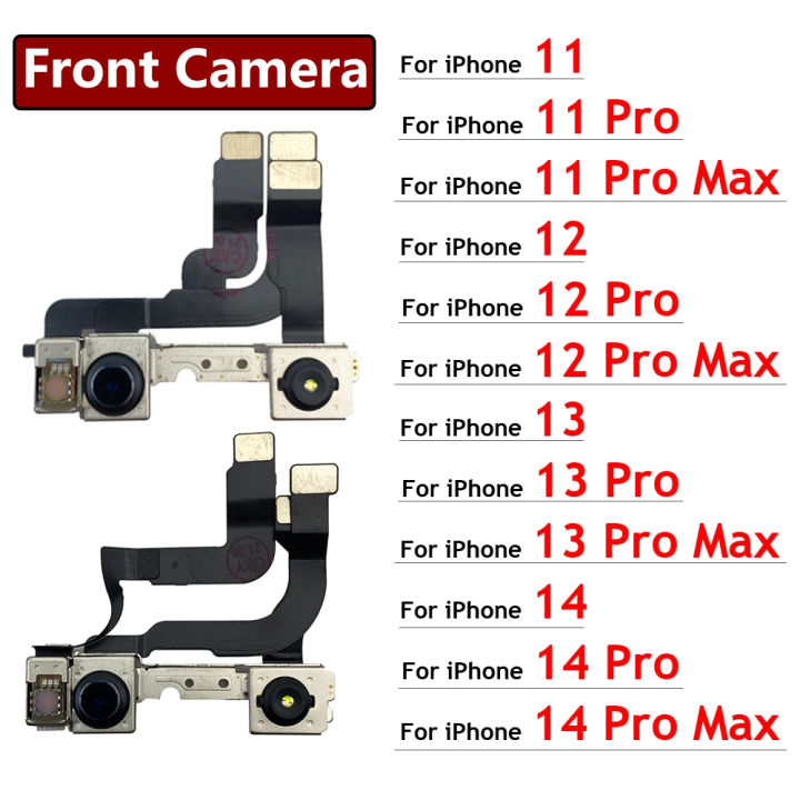 New Front Camera For iPhone 11 12 13 14 Pro 11Pro 12Pro Max Mini Flex Cable Facing Replacement Parts
