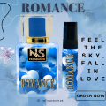 NS Fragrance Romance Perfume – Premium Long Lasting Unisex Perfume for Men & Women – Impression of Sky Blue – Eau de Parfum – Fragrance for Him & Her – Branded Pakistani Perfume – Free 5ml Tester Included. 