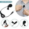 Professional  3.5 mm Clip Tie Collar Mic Audio Compatible Microphone  with Smartphones, Laptops, DSLR & Other Equipment. 