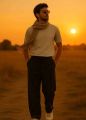 Noir Elegance Relaxed-Fit Trousers - Black for Effortless Style and Comfort. 