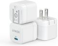 Anker 312 (20W) A2678 621  USB C Fast Charger With Foldable Plug, PowerPort III Cube Charger (Cable Not Included). 