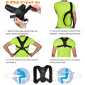 ADJUSTABLE Body Posture Corrector Belt (Back & Shoulder Support Brace) for Men & Women. 