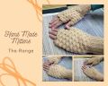 Woolen Gloves for girls/women Half finger Mittens Crochet/Needle Knitted. 