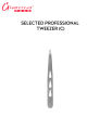 Glamorous Face Tweezer, Professional Eyebrow Tweezer, Ingrown Hair Tweezer.. 