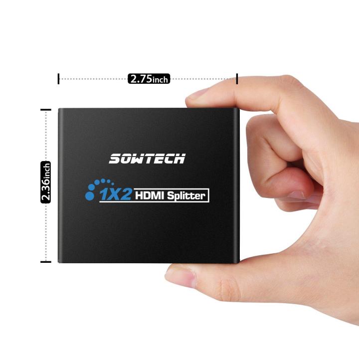 SOWTECH%201X2%20HDMI%20Splitter%20Version%201.4%20Full%20HD%201080P%20Powered%20HDMI%20Splitter%201%20in%202%20Out%20Support%203D%20for%20Duplicated_/Mirror%20Dual%20Monitor%20-%20Image%206