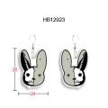 Acrylic famous star bad bunny Earrings Big Long Dangle Drop Unique North America Animal Jewelry For Women Girls Kid Gift. 