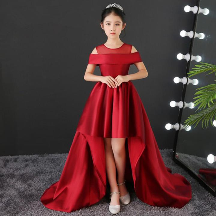 Long dress for kid girl best sale