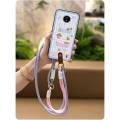 Anti-knock Soft case Phone Case For Nokia C10/C20 Back Cover Silicone Waterproof Durable Anti-dust Necklace Lanyard Cute. 