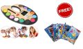 Small Water Color Pallete With Free Coloring Book-Coloring Art Kit For Kids-Best Summer camp Activity-For Boys And Girls. 