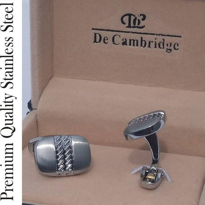 Cuff link - De Cambridge Steel GS01 Giga Store