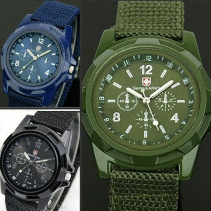【Can last for 10 years】 Fashion Knitted Belt Men's Watch Gemiu  Sports Watch