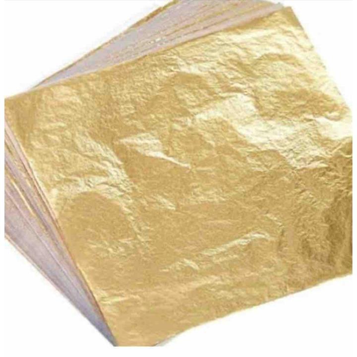 Gold/ silver leaf 100pcs