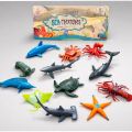 12pcs Mini Ocean Figure Sea Animal Toys For Kids Use For School Project Sea creatures non-toxic Material Pvc. 