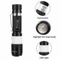Elfeland 8000LM T6 Tools DIY LED USB Rechargerble Flashlight Torch Zoomable 18650 Battery. 