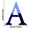 6color 10cm Home Wall Decor Photozone English 3d Mirror Letters On The Wall Decoration For Logo Name Sign Alphabet Party Wedding. 