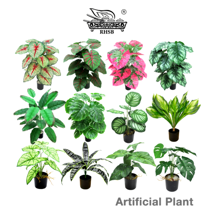 FEJKA ARTIFICIAL POTTED PLANT / BONSAI / HOME DECOR / DECORATION / POKOK TIRUAN / POKOK MONSTERA