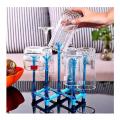 Beautiful Shape Folding Glass Stand Space Saver Glass Rack Foldable Glass Holder Basic Kitchen Utensil-Assorted Colors. 
