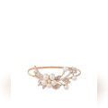 Golden Plated Pearl Hand Bangle for Women - J-095. 