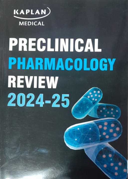 Kaplan Preclinical Pharmacology Review 2024-25 For USMLE Step 1 (High Quality Image PDF)