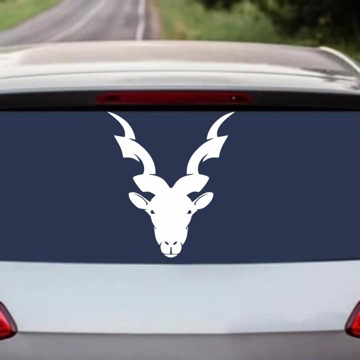 Markhor (White), Markhoor Army Car Sticker, Military Mar Khoor Car Sticker, Car Accessories, Stickers for Car, Car Modification, Car Decoration