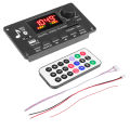Kebidu DC 5V-26V 2*40W Amplifier Bluetooth 5.0 MP3 Decoder Board MP3 Player Support Handsfree Call Recording USB FM AUX Play Function. 