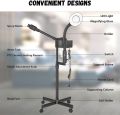 PC 2 in 1 Facial Steamer Professional Ionic Face Steamer with 5X Magnifying Lamp&Adjustable Hot Mist Nozzle, Esthetician Facial Steamer Salon Spa Beauty Skin Care Equipment. 